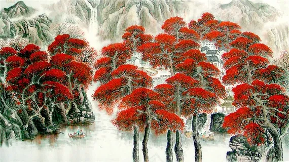 鸿运当头喷绘原图