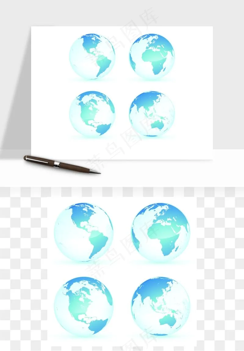 科技地球点线矢量png免抠