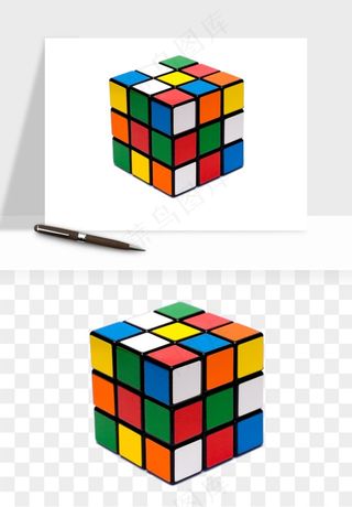 游戏魔方玩具png免抠