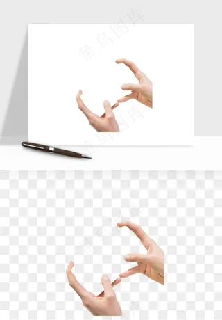 手拿手机素材png免抠