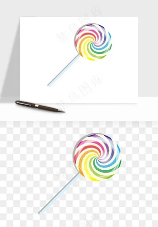 棒棒糖圈圈糖png免抠