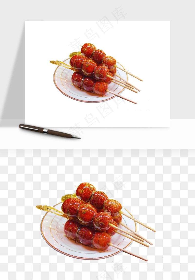 冰糖葫芦png免抠