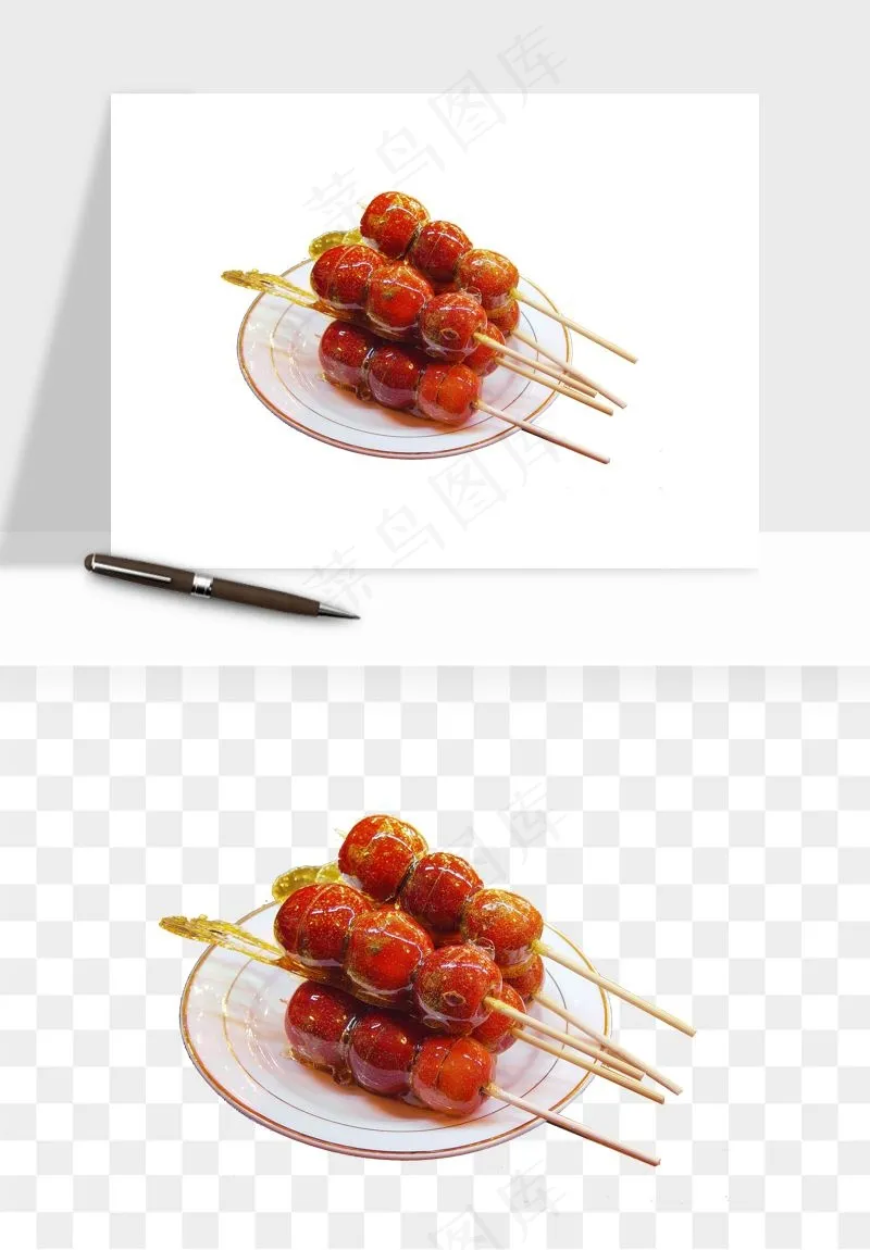 冰糖葫芦png免抠