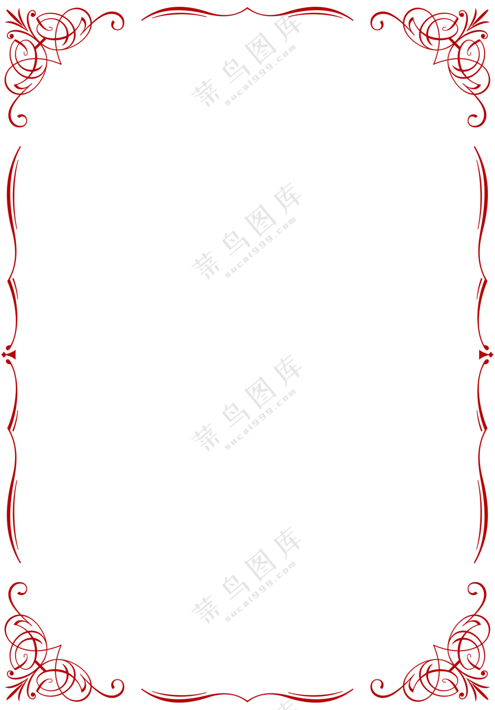 欧式花纹边框元素 (9)