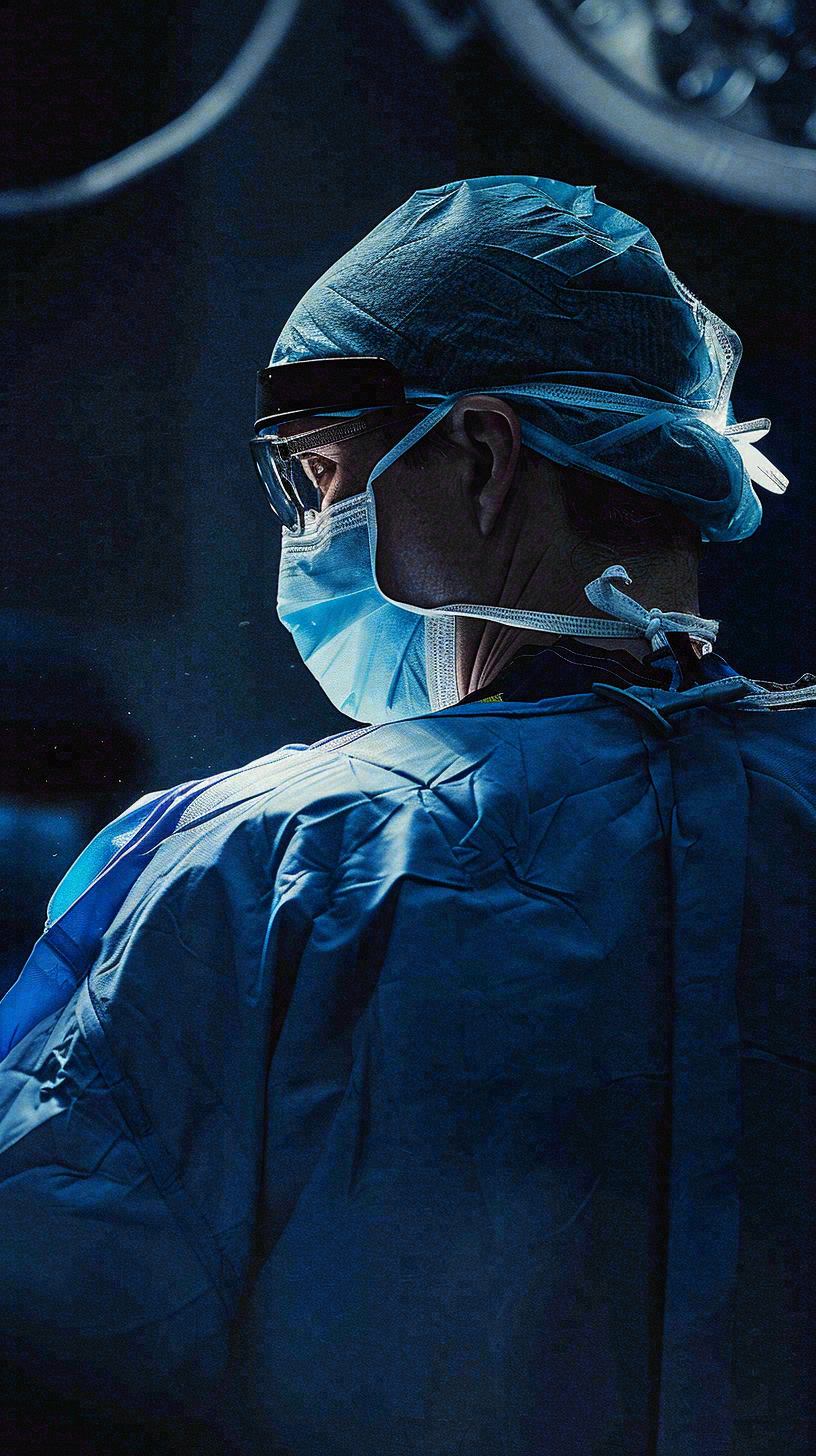 手术室的医生防护服卫生医疗医务人员劳动节摄影图
