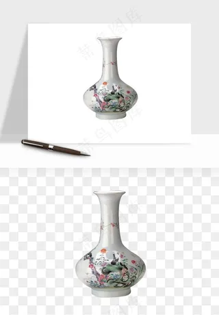 花瓶摆件陶瓷png免抠