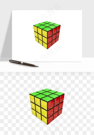 游戏魔方玩具png免抠