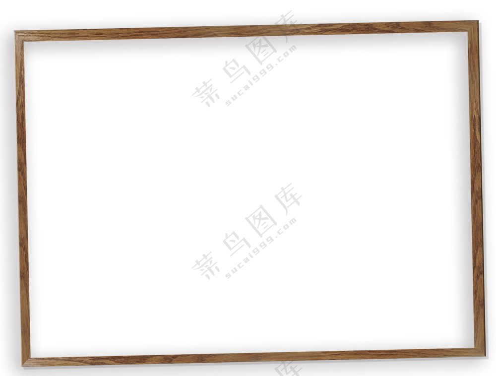 多用途的木质纹理边框免抠图片素材