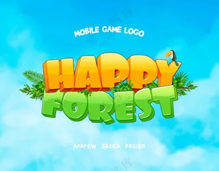 立体字体设计 样板可修改 (3)