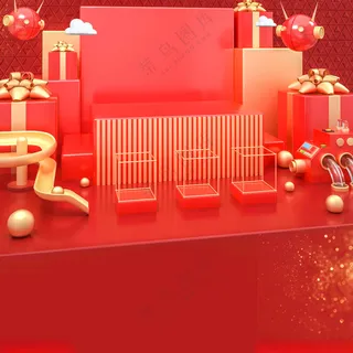 淘宝电商主图电商主页通用主图模板