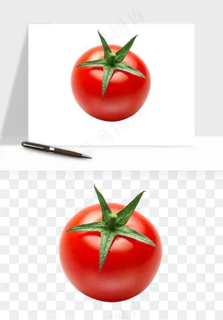 西红柿番茄圣女果png免抠