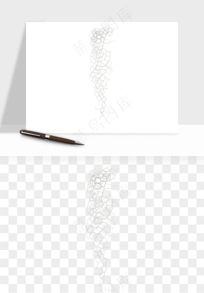 渔网捕鱼工具渔具png免抠