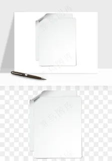 白纸卷边角翻页效果png免抠 白纸卷边角翻页效果png免抠