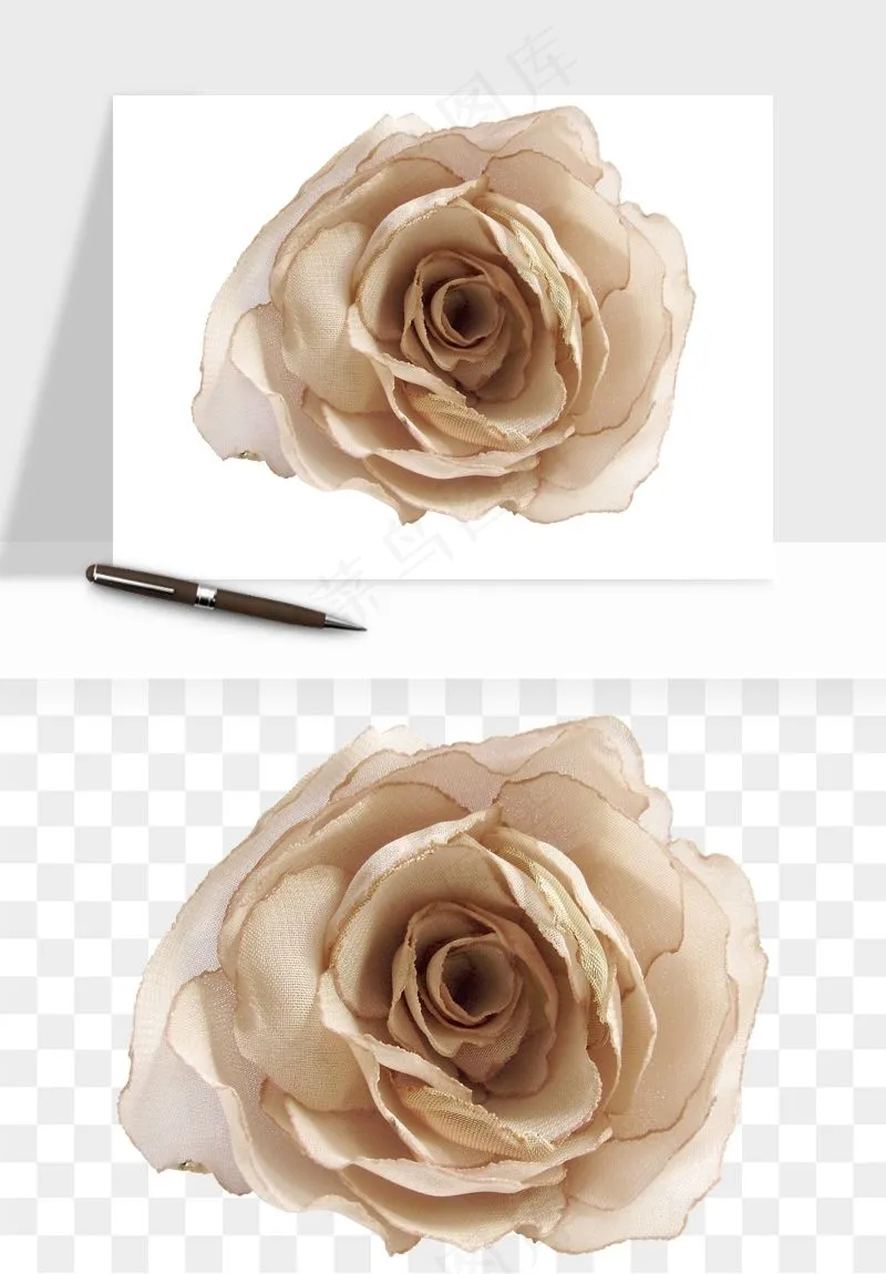 复古鲜花玫瑰png免抠