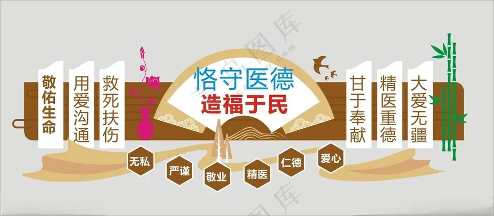 医院宣传栏医院文化墙医院专家墙