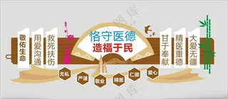 医院宣传栏医院文化墙医院专家墙