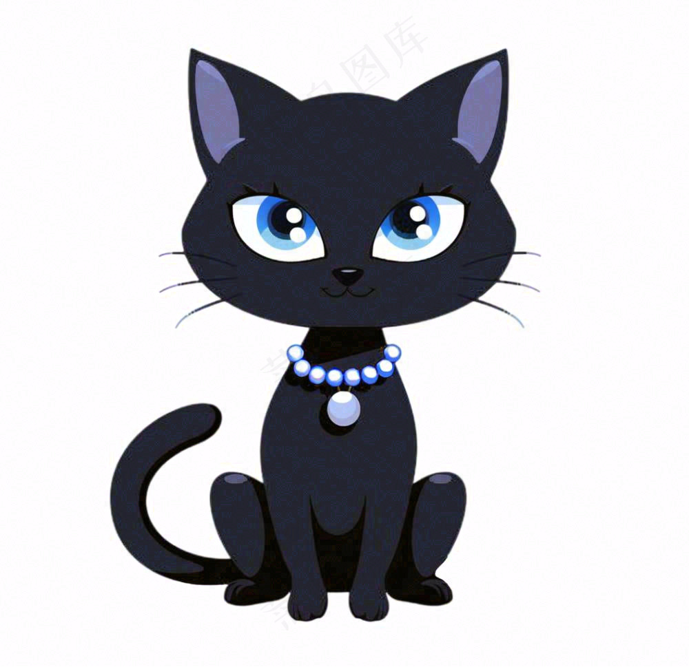 小猫猫咪宠物动物卡通插画免抠