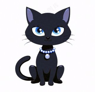 小猫猫咪宠物动物卡通插画免抠