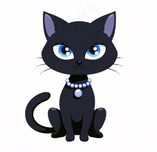 小猫猫咪宠物动物卡通插画免抠