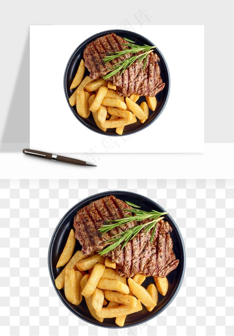 实物烧烤烤肉美食png免抠