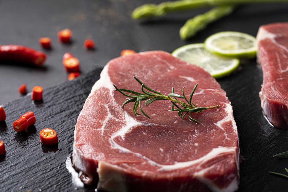 新鲜牛肉牛排食材