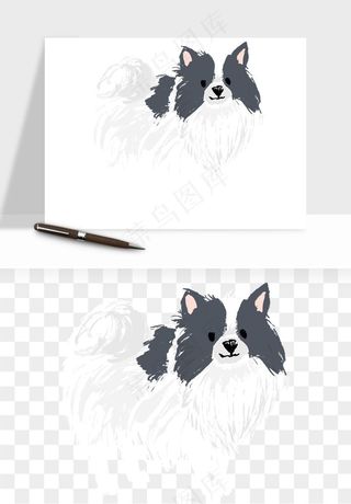 手绘狗狗宠物png免抠