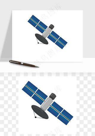 手绘卫星导航矢量png免抠图