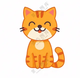 萌宠宠物卡通小猫可爱免抠