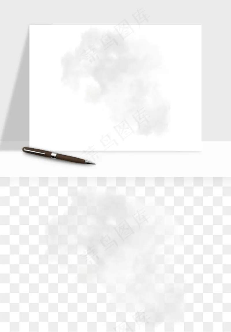 阴影植物窗户投影免抠元素