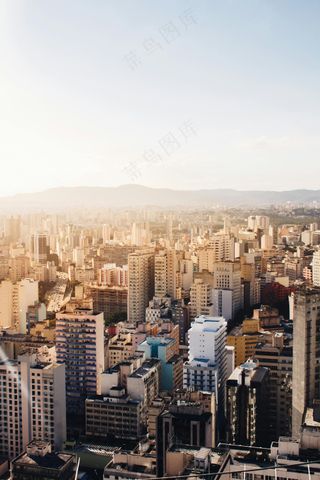 免费 空中摄影的城市景观 素材图片