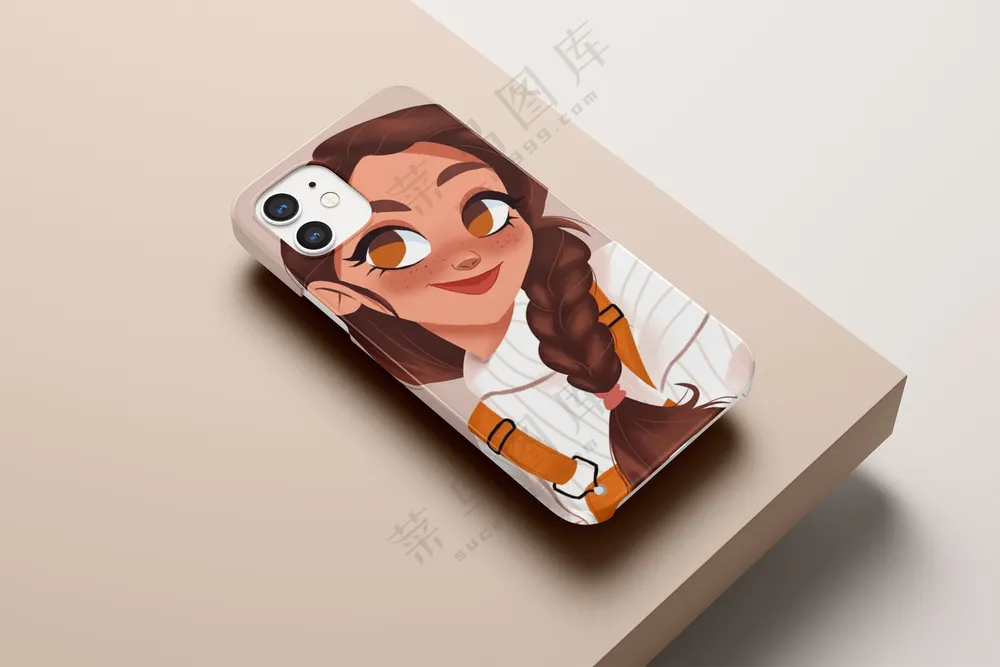  iPhone12手机壳样机文创周边PSD模板-04