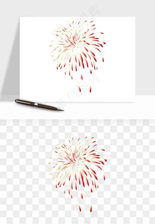 卡通烟花烟火礼花png免抠