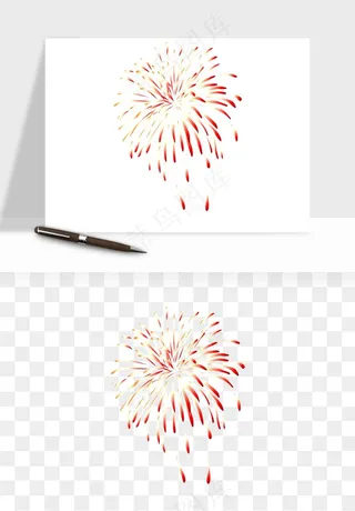 卡通烟花烟火礼花png免抠