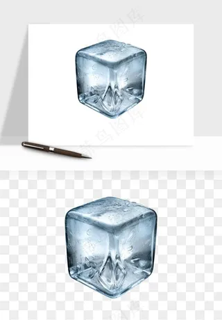 冰块清爽png免抠