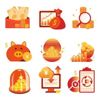 金币 财富 金融元素