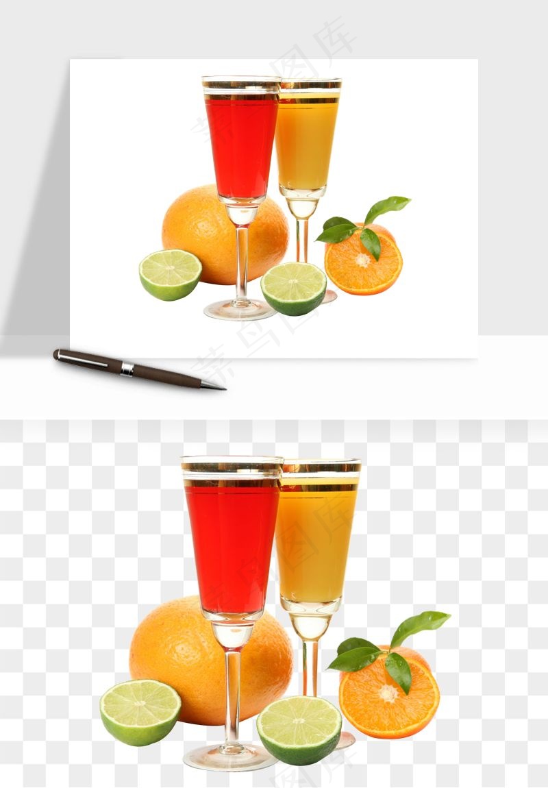 冷饮品果汁饮料png免抠图