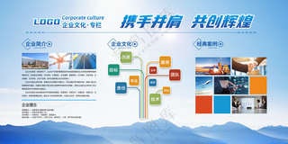 企业文化文化墙设计