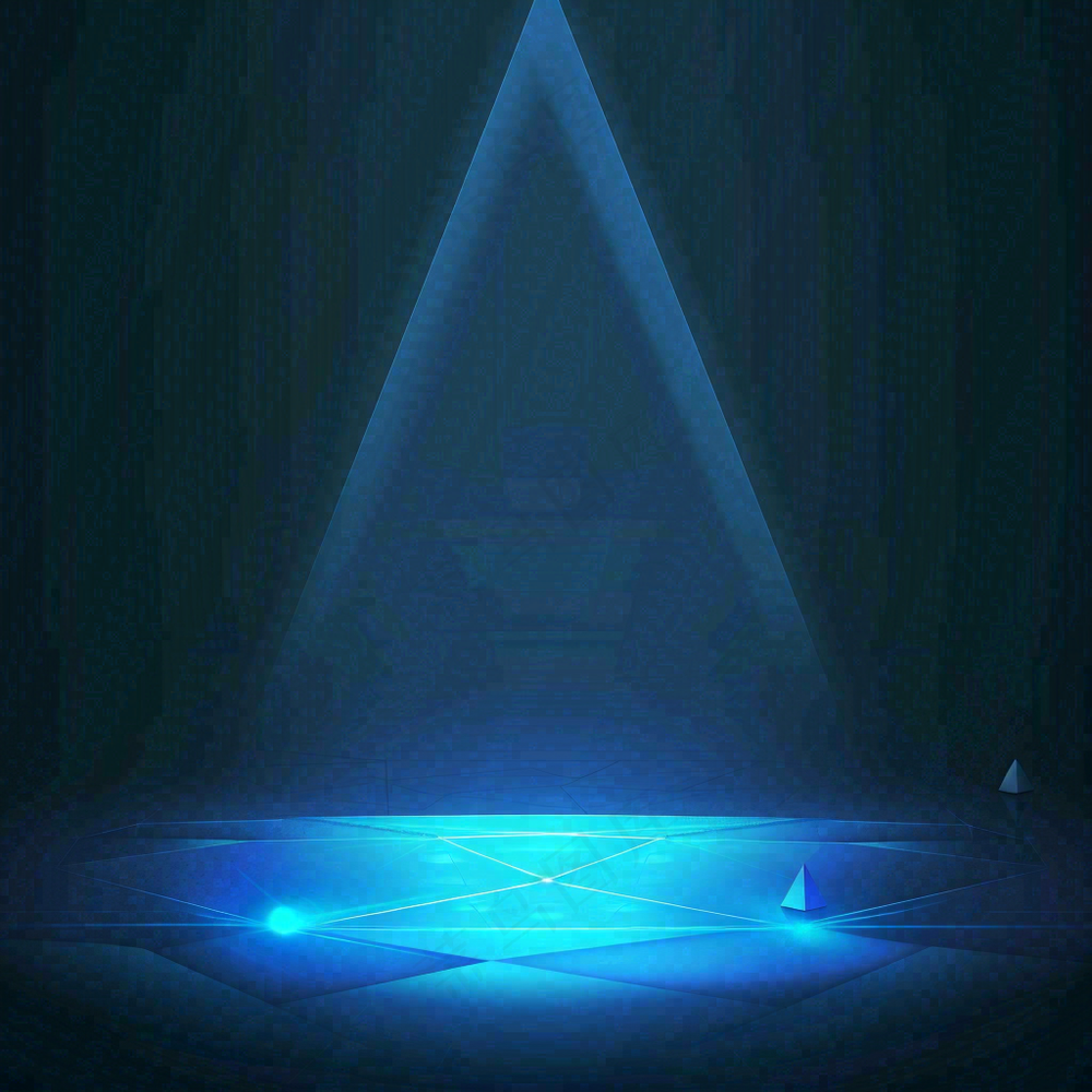 数码科技线光几何背景