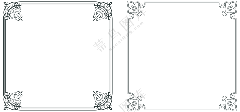 欧式花纹边框 (6)