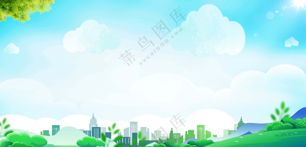 清新蓝色背景