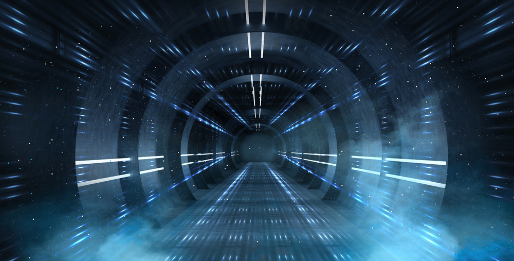 科技感通道背景图