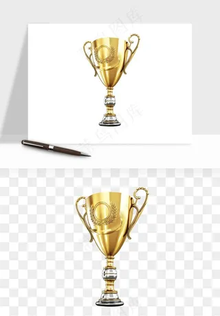 荣誉奖杯冠军金奖png免抠