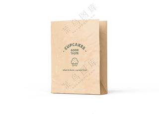 牛皮纸袋食品包装袋外卖打包袋样机-05
