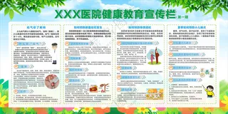 医院健康宣传栏宣传栏其他