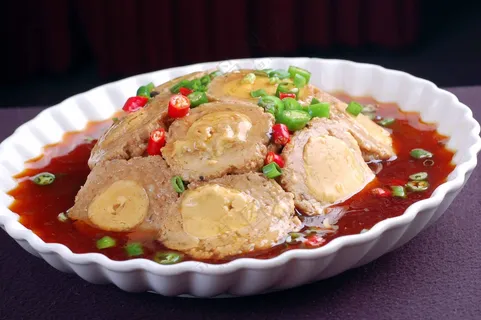 蒸菜-咸黄狮子头 蒸菜-咸黄狮子头