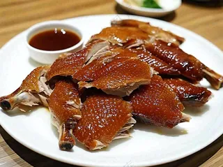 美味烧鸭广式美食摄影图