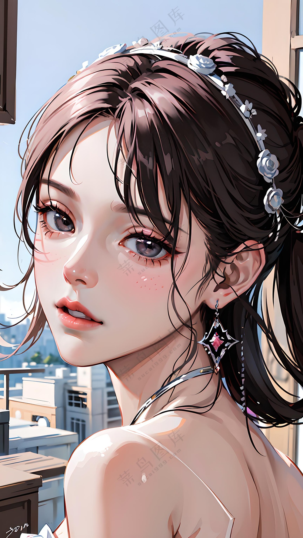 女孩插画风头像