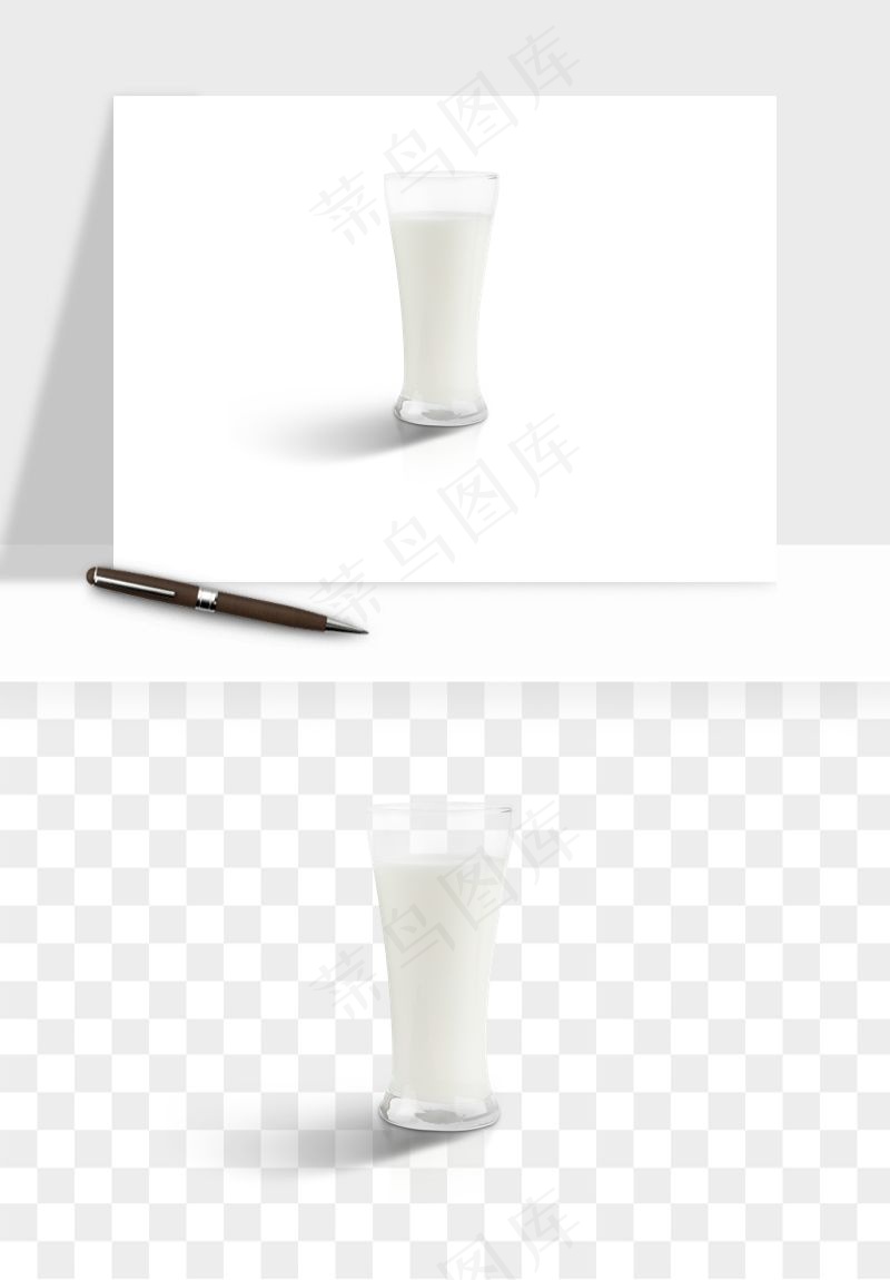 飞溅的牛奶牛奶杯元素png免抠