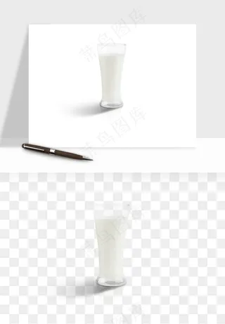 飞溅的牛奶牛奶杯元素png免抠
