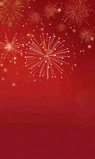 红色金光闪耀亮片线性喜庆元旦背景